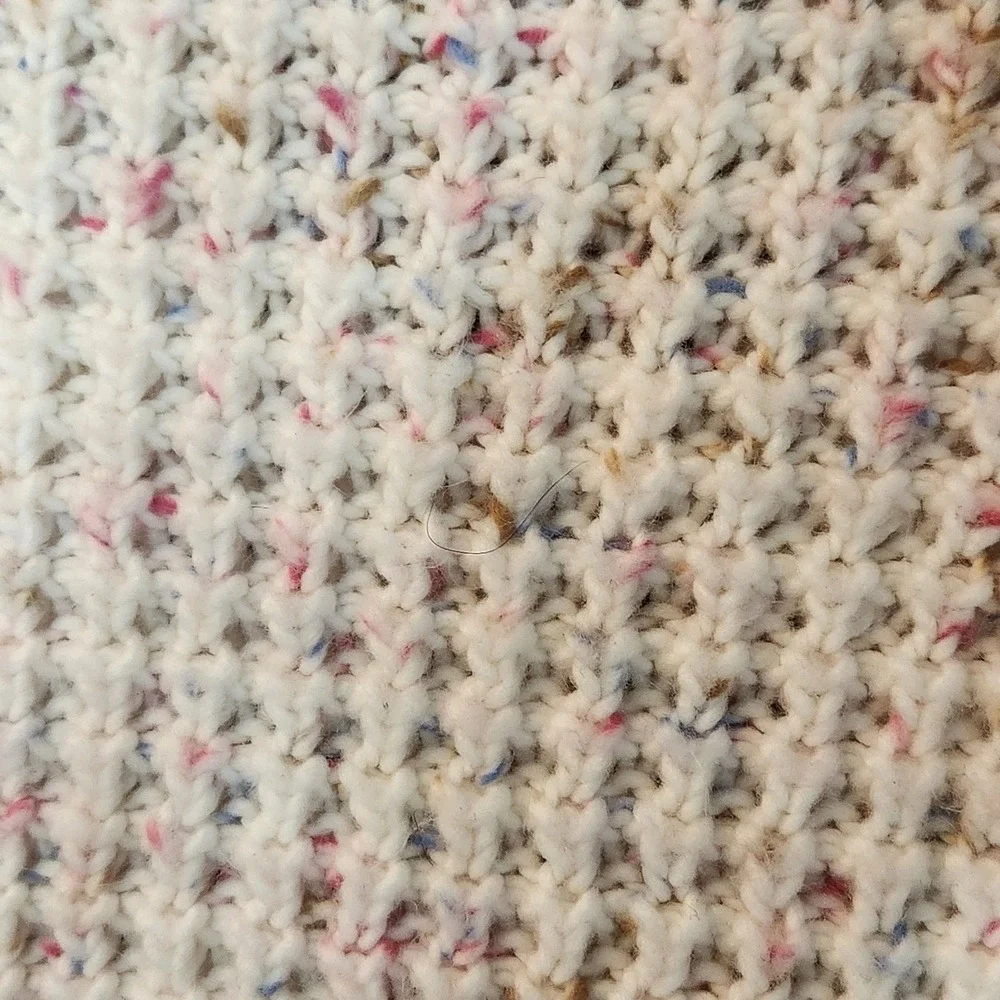 OshKosh B'gosh White Speckled Crew Neck Sweater